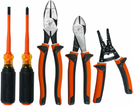 1000V Insulated Tool Kit, 5-Piece with Cushion-Grip™ and Steel Construction