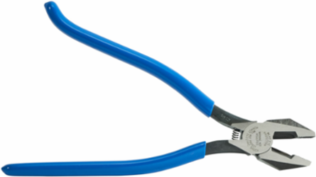 Ironworker's Pliers 2-Piece Kit, 6.75 Inch Length, Includes Heavy-Duty Cutters