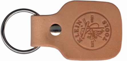 Leather Key Chain, Genuine Cowhide, Compact Design, Made in USA