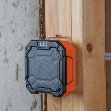 Bluetooth Jobsite Speaker with Magnet, 5.46 Inch, 20-Hour Battery Life
