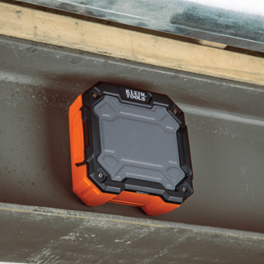 Bluetooth Jobsite Speaker with Magnet, 5.46 Inch, 20-Hour Battery Life
