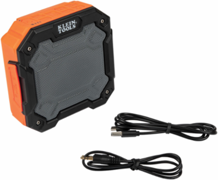 Bluetooth Jobsite Speaker with Magnet, 5.46 Inch, 20-Hour Battery Life