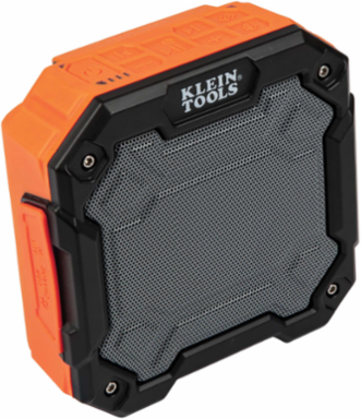 Bluetooth Jobsite Speaker with Magnet, 5.46 Inch, 20-Hour Battery Life