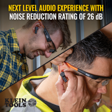 Situational Awareness Bluetooth Earbuds, 10 hr Battery Life, 26dB Noise Reduction