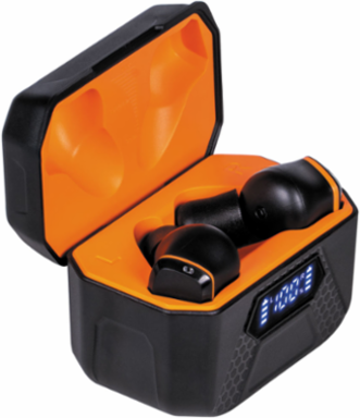 Elite Bluetooth Jobsite Earbuds, 25 dB Noise Reduction, 24 hr Battery Life, IP67