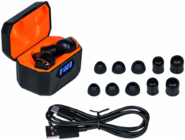Elite Bluetooth Jobsite Earbuds, 25 dB Noise Reduction, 24 hr Battery Life, IP67