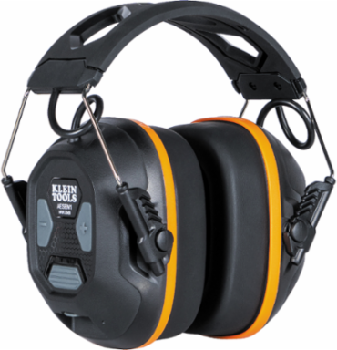Bluetooth Earmuffs, 70-Hour Battery Life, IP54, 40 mm Audio Drivers, 20 dB NRR