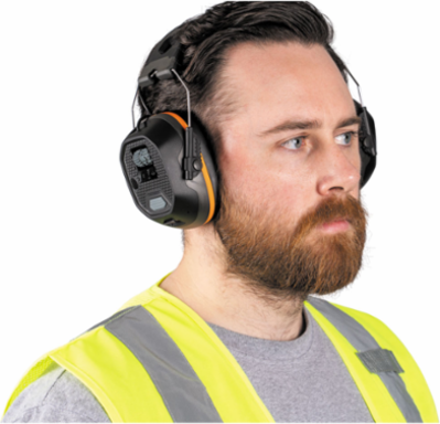 Situational Awareness Bluetooth Earmuffs, 25-Hour Battery Life, Noise Reduction Rating 23