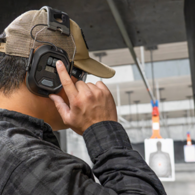 Situational Awareness Bluetooth Earmuffs, 25-Hour Battery Life, Noise Reduction Rating 23