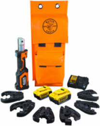 Battery-Operated Cutter/Crimper Kit, 4 Ah, 7 Ton Hydraulic Force, 26 Inch Length