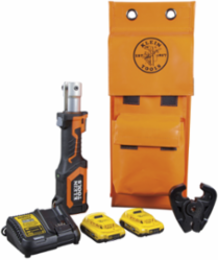 Battery-Operated Crimper D3 Groove 600 MCM Copper 2 Ah Batteries