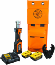 Battery-Operated Crimper, 4 Ah, 600 MCM Copper Capacity