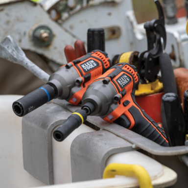 Battery-Operated Compact Impact Driver 1/4 Inch Hex Drive 210 ft-lbs Torque
