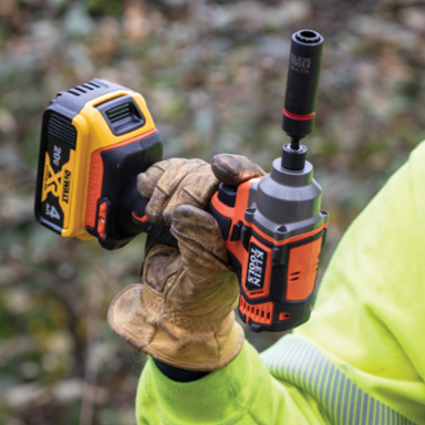 Compact Impact Driver Kit, 1/4 Inch Hex Drive, 210 ft-lbs Torque, 20V