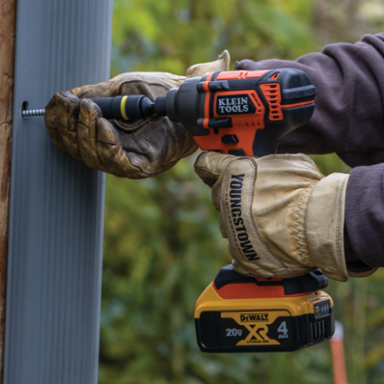 Compact Impact Driver Kit, 1/4 Inch Hex Drive, 210 ft-lbs Torque, 20V