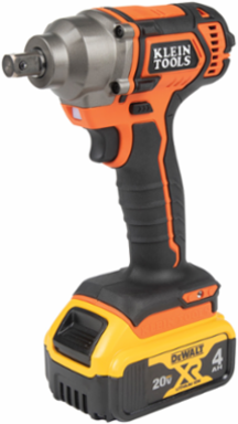 Battery-Operated Compact Impact Wrench 1/2 Inch Detent Pin 210 ft-lb Torque