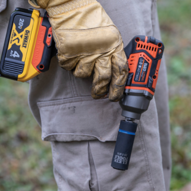 Battery-Operated Compact Impact Wrench 1/2 Inch Detent Pin 210 ft-lb Torque