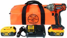 Battery-Operated Compact Impact Wrench 1/2 Inch Detent Pin 210 ft-lb Torque