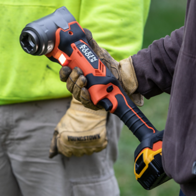 90-Degree Impact Wrench Kit, 300 ft-lb Torque, 4 Ah Batteries, 11.75 Inch Length