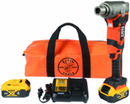 90-Degree Impact Wrench Kit, 300 ft-lb Torque, 4 Ah Batteries, 11.75 Inch Length