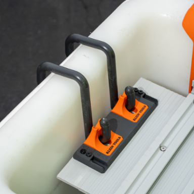 Bucket Work Center Wall Assembly S-Hook - 14 Inch Height, UV Resistant Plastic, 40 lb Load Rating