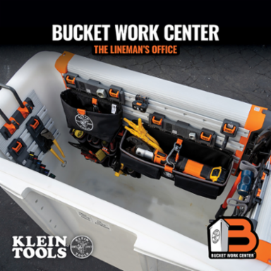 Bucket Work Center Wall Assembly S-Hook - 14 Inch Height, UV Resistant Plastic, 40 lb Load Rating