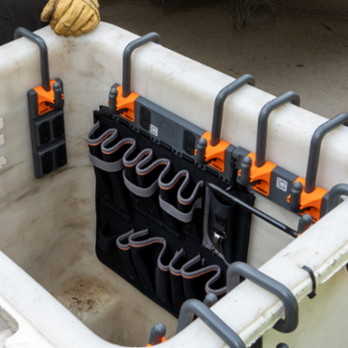 3-Inch Utility Bucket S-Hook, Nylon, 40 lb Capacity