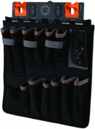 Tool Apron Storage Module, 15.5 Inch Width, 12 Compartments, Heavy-Duty Plastic