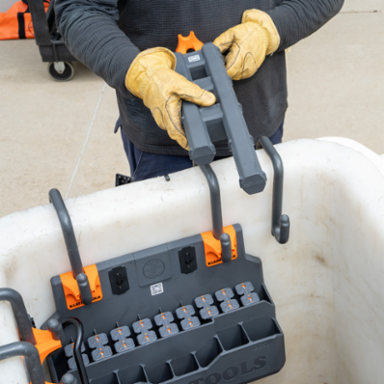 Auger Bit Storage Module, 2 Slots for 12-Inch, 18-Inch & 24-Inch Bits