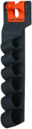 Socket Storage Module with 6 Slots for Common Impact Socket Sizes and S-Hook System
