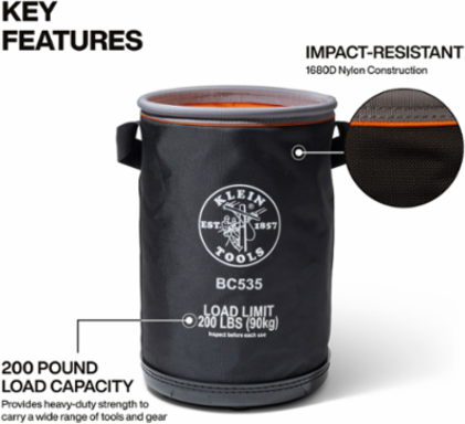 Straight Bucket, 17-Inch Utility Bucket