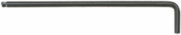 1/4 Inch L-Style Ball-End Hex Key, 5.81 Inch Long Arm, 1.38 Inch Short Arm