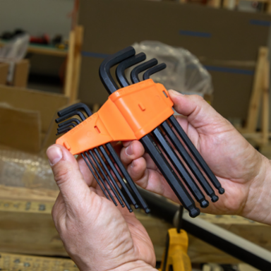 Long Ball-End Hex Key Set, Metric, 10-Piece