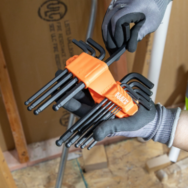 Long Ball-End Hex Key Set, Metric, 10-Piece
