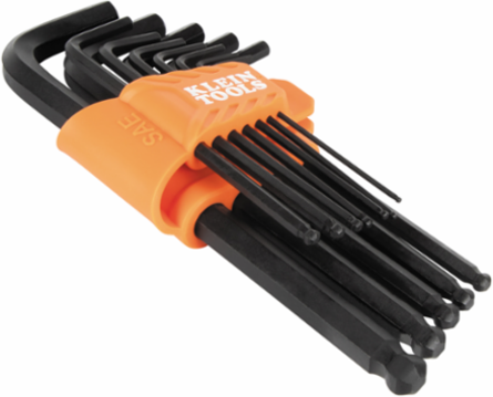 L-Style Ball-End Hex Key Wrench Set, SAE, 12-Piece