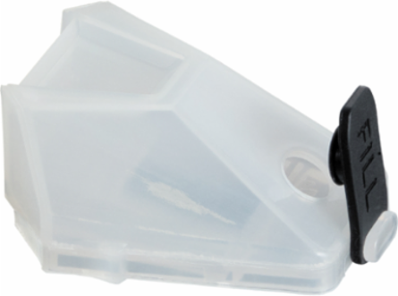 Reusable Chalk Capsule, 1.5 oz Capacity, Clear Polypropylene Case