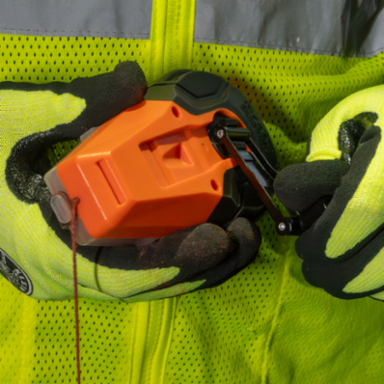 100-Foot Quick-Fill Manual Chalk Line, 4:1 Gear Ratio, High Impact ABS Case