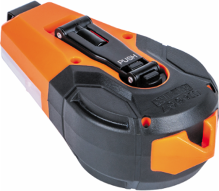 100-Foot Quick-Fill Manual Chalk Line, 4:1 Gear Ratio, High Impact ABS Case