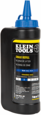 High Visibility Blue Chalk Refill, 14 oz, Water Resistant, Fade Resistant