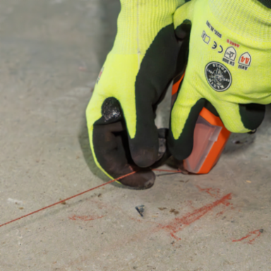 50-Foot Auto-Retracting Chalk Line with Nylon Line, Red Chalk, High Impact ABS Case