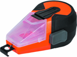 50-Foot Auto-Retracting Chalk Line with Nylon Line, Red Chalk, High Impact ABS Case