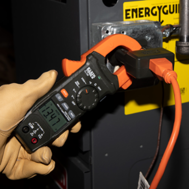 400A Auto-Ranging Clamp Meter Electrical Test Kit with GFCI Tester and Accessories
