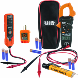 Premium Clamp Meter Kit 400 Amp AC/DC, 600V, Auto Ranging, 2000 Count LCD