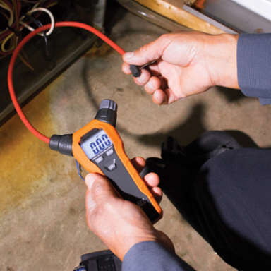 Digital AC Clamp Meter with 18 Inch Flexible Clamp, True RMS, Auto-Ranging