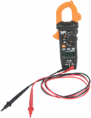 HVAC TRMS Digital Clamp Meter, 400 Amp AC Current, 600V AC/DC, Backlit LCD