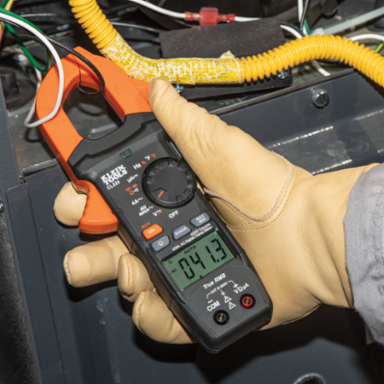 HVAC Electrical Test Kit, 400A Clamp Meter, Dual IR Thermometer, NCVT Tester