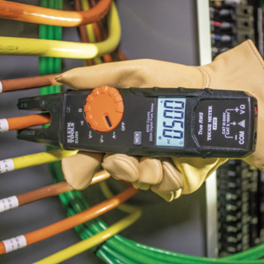 Open Jaw Fork Meter, 200A AC Current, 600V AC/DC Voltage, Low Battery Indicator