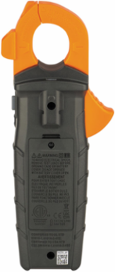 HVAC TRMS Clamp Meter, 600A Current, 750V AC/600V DC, -148° to 1832°F Temperature Range