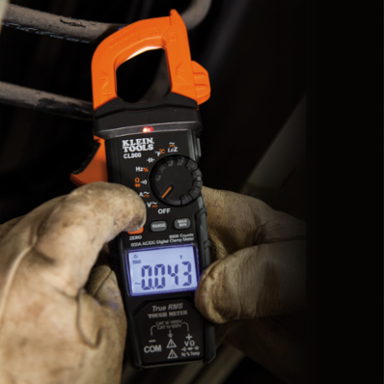 Digital Clamp Meter 600A AC/DC, 1000V, Low Impedance, TRMS, 9.09 Inch Length