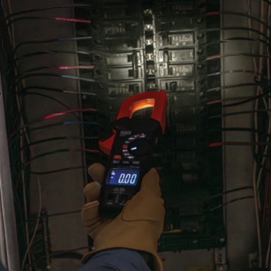600A AC/DC Auto-Ranging TRMS Clamp Meter with Worklight